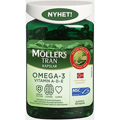 Möller’s Omega-3 capsules bottle for easy daily omega-3 intake
