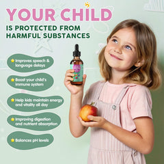 Dropper dispensing 2 ml for kid-friendly daily dose