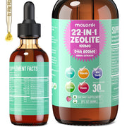 Molorik Pure Zeolite Detox strawberry bottle for gentle daily detox