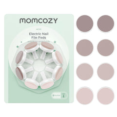 Momcozy baby nail trimmer pads in pink for eight-count replacement set, gentle grooming