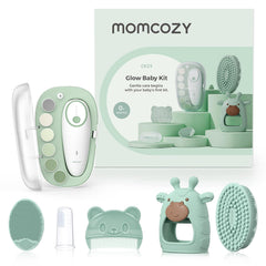 Momcozy Glow electric nail file for gentle baby nail trimming.