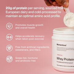 Momentous ProHydroase enzyme blend label on container.