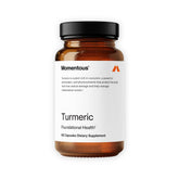 Momentous turmeric bottle front showing NSF for Sport for trusted quality