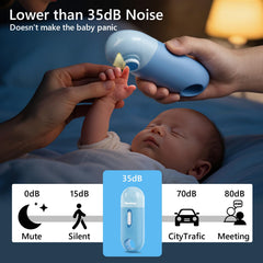 Momfree electric baby nail clipper for gentle care.