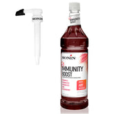 Monin Total Immunity Boost bottle pour adding immunity support to any drink