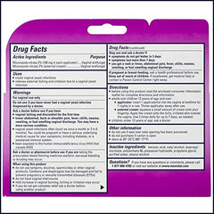 Monistat 7-day treatment with disposable applicators for easy, precise dosing.