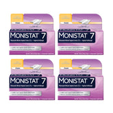 Monistat 7 vaginal cream tube shown for at-home use and seven-dose plan
