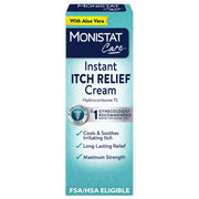 Monistat Instant Itch Relief Cream tube ready for fast relief.