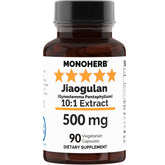 MONOHERB Jiaogulan extract bottle and capsules for daily vitality