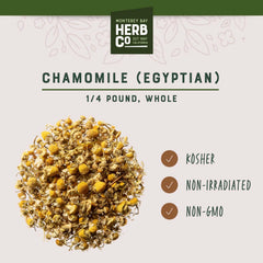 Egyptian Chamomile adds a delicate aroma to herbal tea blends.