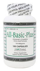 Montiff All-Basic-Plus 750 mg bottle for daily nutrition.