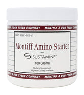 Montiff Amino Starter packaging front view with clear label for easy daily use.