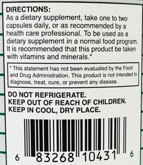 Montiff Pure L-Glutamine packaging label showing 500 mg per capsule