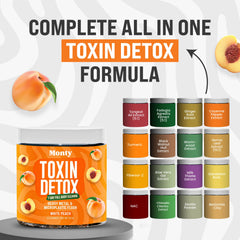 Monty Milk Thistle Aloe gummies showing gut balance botanicals in a chewable form.