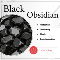 Mookaitedecor Black Obsidian runes for portable divination and stylish decor.