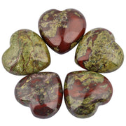 mookaitedecor dragon blood jasper heart palm stone for mindful touch