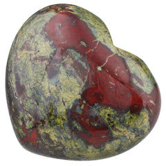Mookaitedecor dragon blood jasper heart stone for daily positive energy and balance.