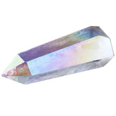 Mookaitedecor healing crystal wand with 6 facets for meditation and chakra balance.