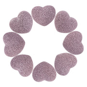 Mookaitedecor Healing Crystals Heart front view for meditation and chakra work.