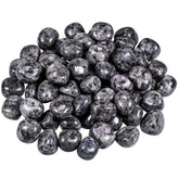 Mookaitedecor Labradorite tumbled stones for meditation and energy work at home.