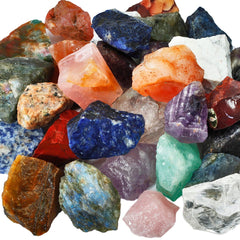 Mookaitedecor rough stones for tumbling, ideal for polishing and DIY jewelry.
