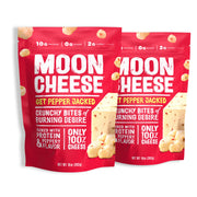 Moon Cheese Bites Pepper Jack 2Pack front for grab-and-go protein.