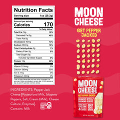 Moon Cheese Bites Pepper Jack serving plate suggests convenient school lunch option.