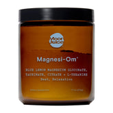 Moon Juice Magnesi-om Blue Lemon Jar top view, ideal daily powder for flavorful magnesium use