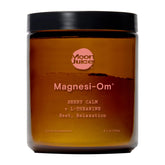 Moon Juice Magnesi-Om powder tub berry flavor supports daily relaxation.