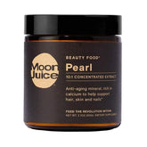 Moon Juice Pearl Powder bottle with scoop for skin, hair, and nails support