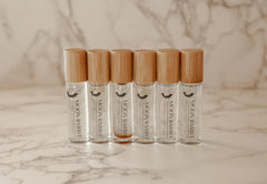 Moon Rabbit Acupuncture bottle with bamboo cap for travel-friendly use.