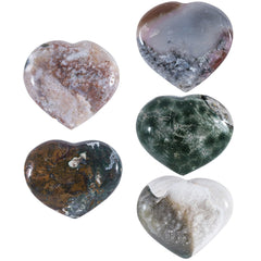 moonsix Ocean Agate Heart serves as elegant table decor and conversation starter