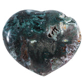moonsix Ocean Agate Puffy Heart closeup showing smooth, calming texture