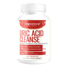 Moonstone Uric Acid Cleanse bottle for easy daily use.