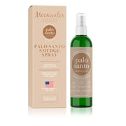 Moonwater Elixirs Palo Santo Spray bottle ready for energy clearing and aura cleansing.