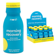 More Labs Morning Recovery lemon bottle ready for hydration after drinking