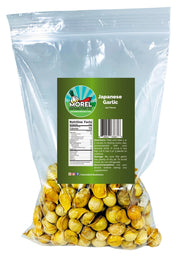 Morel Japanese Garlic 30-count bag offers versatile seasoning for everyday cooking.