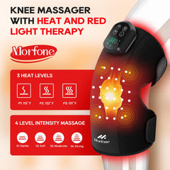Morfone knee therapy device side angle highlights portable, cordless operation