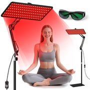 Morfone red light therapy panel front view for convenient home wellness sessions.