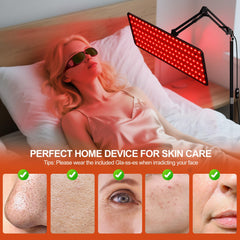 Morfone tri-wavelength beads delivering 660, 850, and 940 nm light for versatile care.