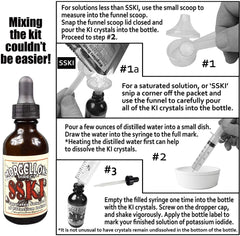 Morgellons Direct mixing kit tools for accurate prep and clean handling
