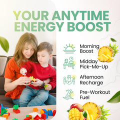Morning Buzz energy powder dissolving in water demonstrates fast, smooth on-the-go mixing.