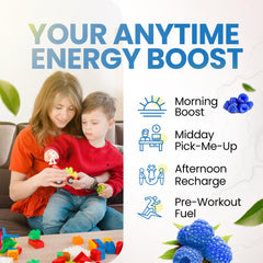 Morning Buzz shaker blending powder for quick pre-workout energy