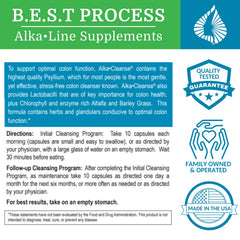 Morter HealthSystem AlkaCleanse ingredients chart highlights key components.