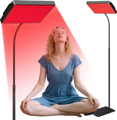 MOTAYU face red light panel close-up for targeted skin rejuvenation and even complexion