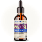 Motherlove Goat's Rue tincture bottle for lactation support.