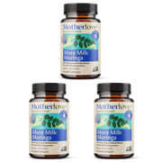Motherlove More Milk Moringa bottle shown, may support lactation alongside nursing routines
