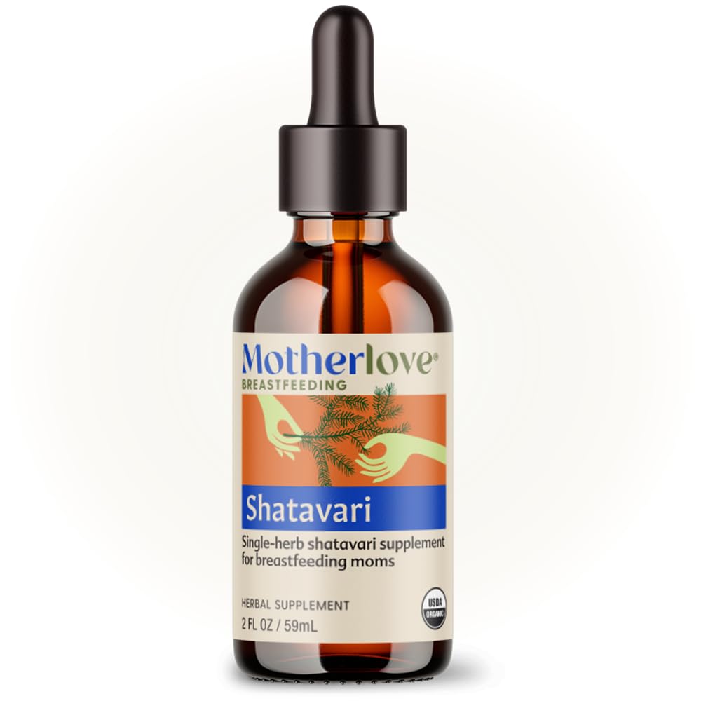 Motherlove Shatavari bottle front showing organic lactation support