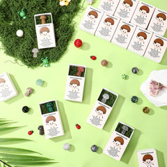 Motipuns pocket-size crystal mushroom for on-the-go calm