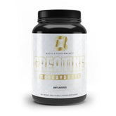 Motiv-8 creatine powder bottle front for clean energy support during workouts.